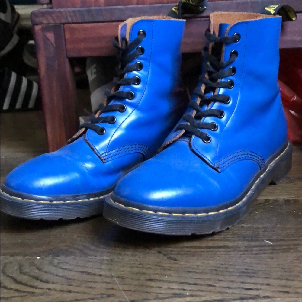 Blue dr martens